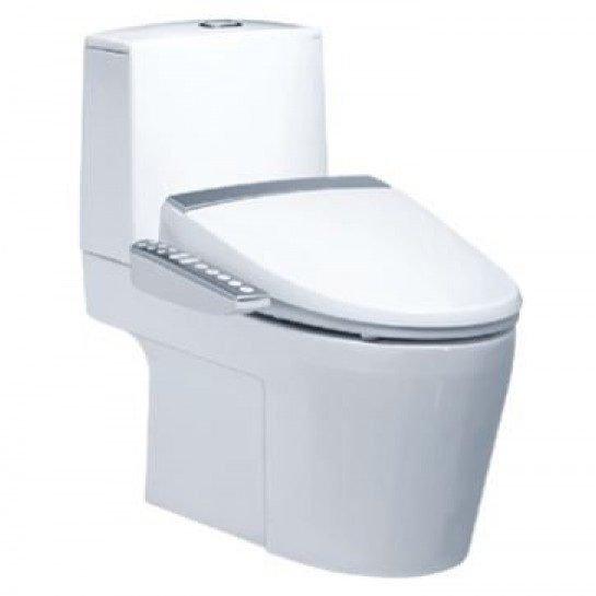 Bồn Cầu CAESAR CD1345/TAF200H 2 Khối Nắp Điện Tử