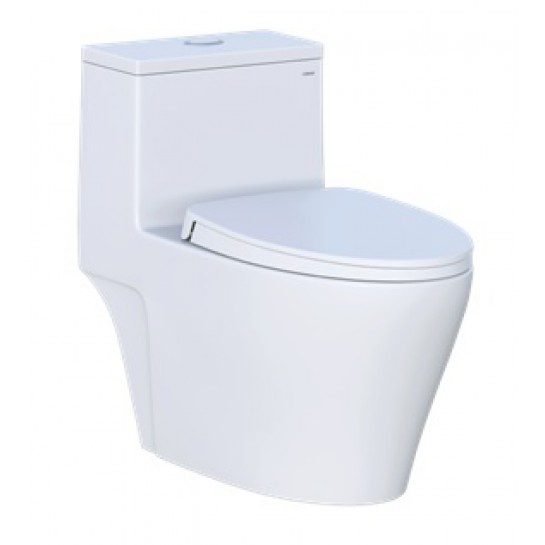 Bồn Cầu CAESAR CD1356 1 Khối Nắp Êm