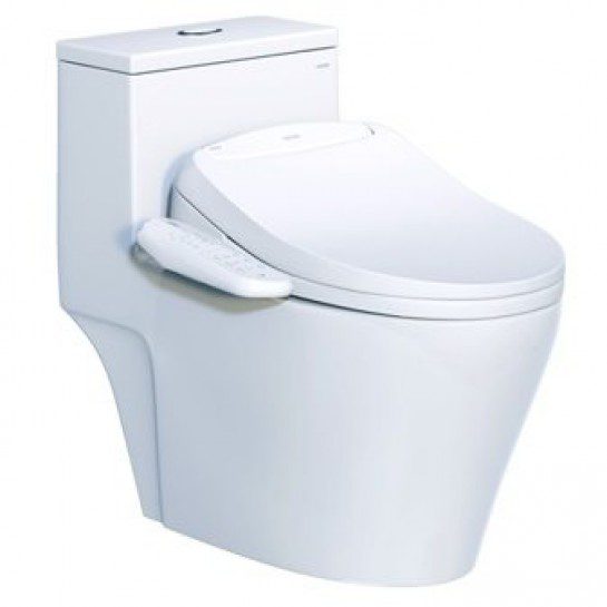 Bồn Cầu CAESAR CD1356/TAF400H 1 Khối Nắp Điện Tử
