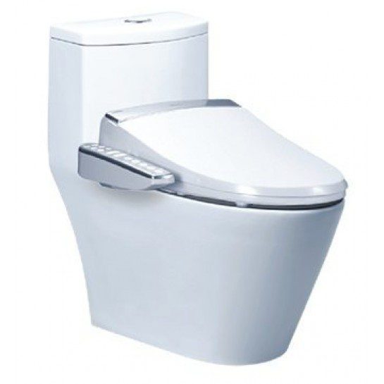 Bồn Cầu CAESAR CD1363/TAF200H 1 Khối Nắp Điện Tử