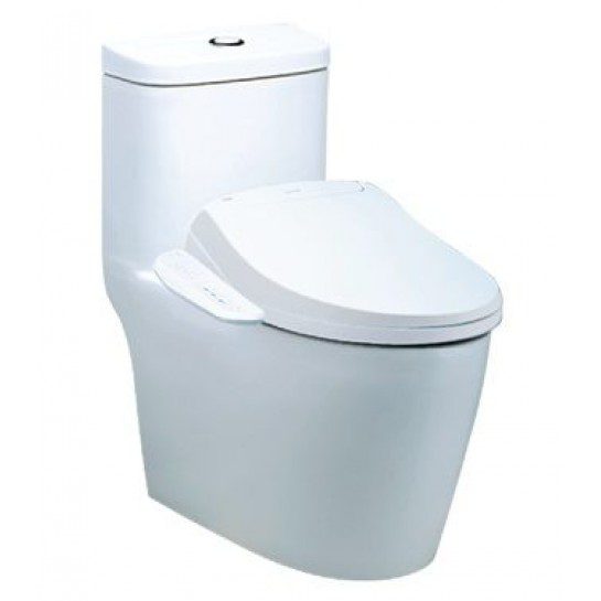 Bồn Cầu CAESAR CD1364/TAF400H 1 Khối Nắp Điện Tử