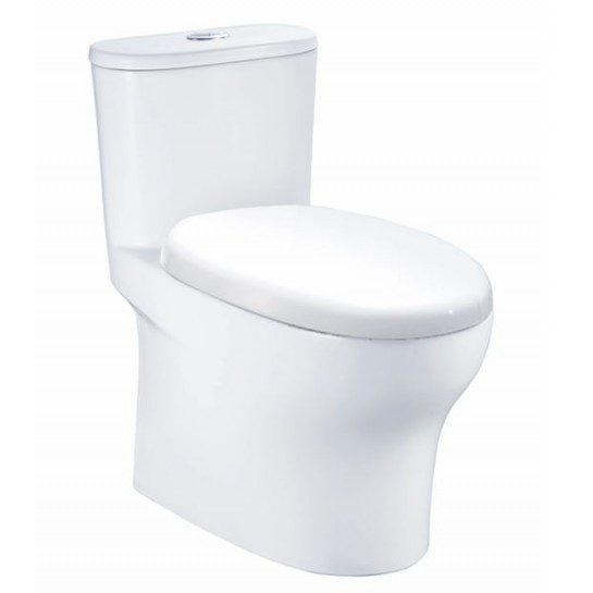 Bồn Cầu CAESAR CD1394 1 Khối Nắp Êm