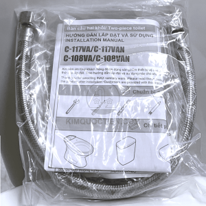 Ảnh công trình thực tế Bồn Cầu INAX C-108VA 2 Khối Nắp Thường