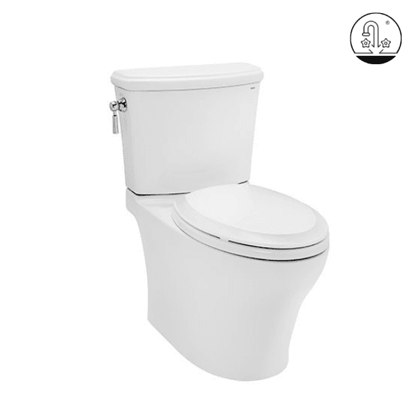 Ảnh công trình thực tế Bồn Cầu TOTO CS986GT9#XW 2 Khối Nắp Đóng Êm TC507CVK-1