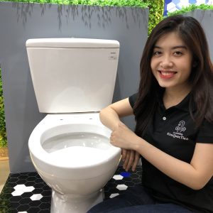 Alternative view of Bồn Cầu TOTO 2 Khối CS300DRT3#W Nắp Đóng Êm TC385VS