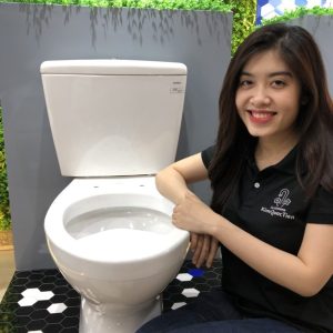 Alternative view of Bồn Cầu 2 Khối TOTO CS300DT3Y1 Nắp Đóng Êm TC385VS