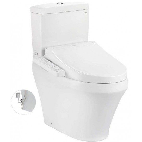 Bồn Cầu Điện Tử TOTO CS948DW16#XW Kèm Nắp Rửa Điện Tử WASHLET Dòng C2 – TCF23410AAA (220V)
