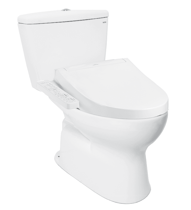 Bồn Cầu Điện Tử TOTO CS300DRW16#W Kèm Nắp Rửa Điện Tử WASHLET Dòng C2 – TCF23410AAA (220V)
