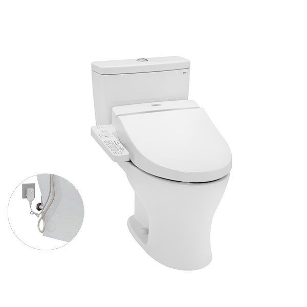 Bồn Cầu Điện Tử TOTO CS735DW7#XW Kèm Nắp Rửa Điện Tử WASHLET Dòng C2 – TCF6631A (220V)