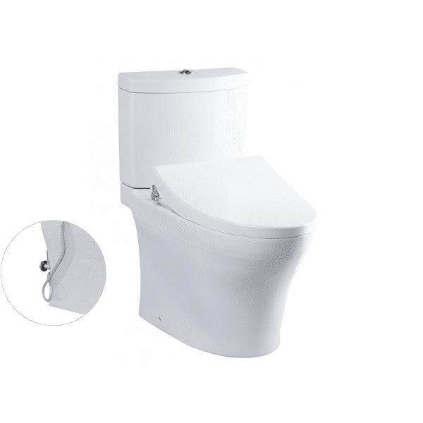 Bồn Cầu 2 Khối TOTO CS769DRE4#XW Nắp Rửa Cơ TCW1211A