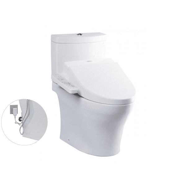 Bồn Cầu Điện Tử TOTO CS769DRW7#XW Kèm Nắp Rửa Điện Tử WASHLET Dòng C2 – TCF6631A (220V)