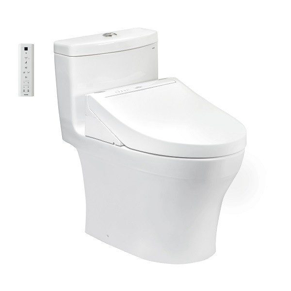 Bồn Cầu Điện Tử TOTO MS885CDRW15#XW Kèm Nắp Rửa Điện Tử WASHLET (Loại Giấu Dây) Dòng C5 – TCF24460AAA (220V)