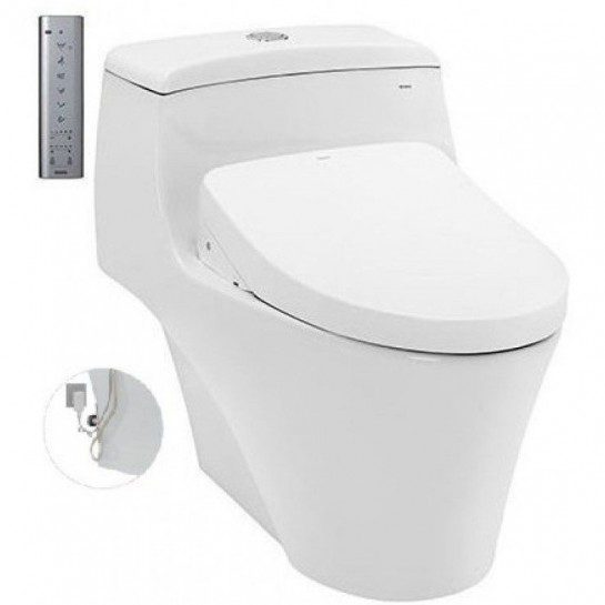 Bồn Cầu Điện Tử TOTO MS823DRW11#XW Kèm Nắp Rửa Điện Tử WASHLET Dòng S7 – TCF4911Z (220V)