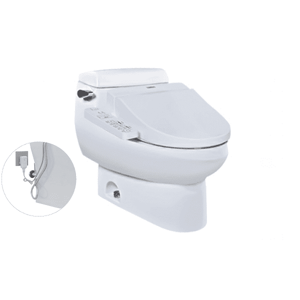 Bồn Cầu Điện Tử TOTO MS688W7#XW Kèm Nắp Rửa Điện Tử WASHLET Dòng C2 – TCF6631A (220V)