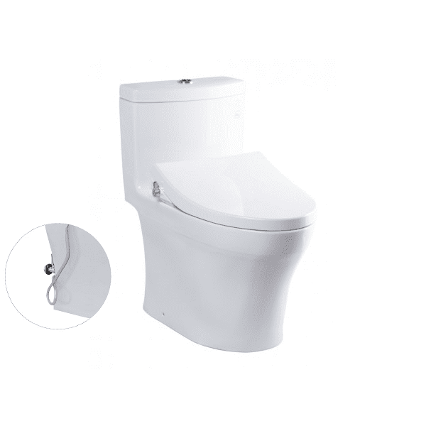 Bồn Cầu TOTO MS889DRE4#XW 1 Khối Nắp Rửa Cơ TCW1211A
