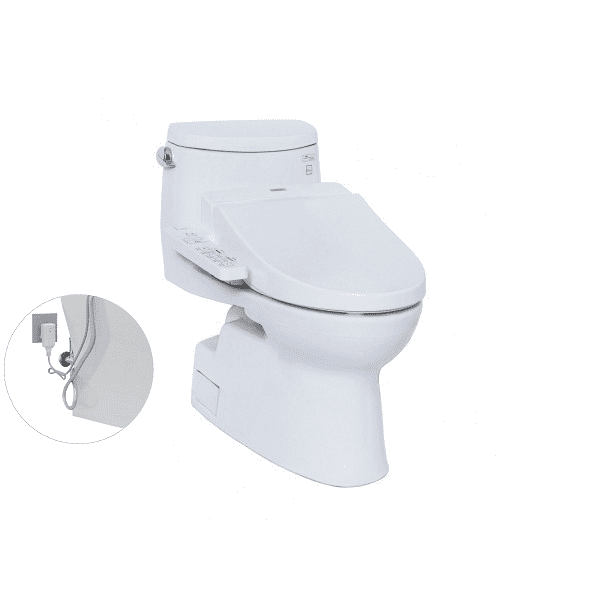 Bồn Cầu Điện Tử TOTO MS905W7#XW Kèm Nắp Rửa Điện Tử WASHLET Dòng C2 – TCF6631A (220V)