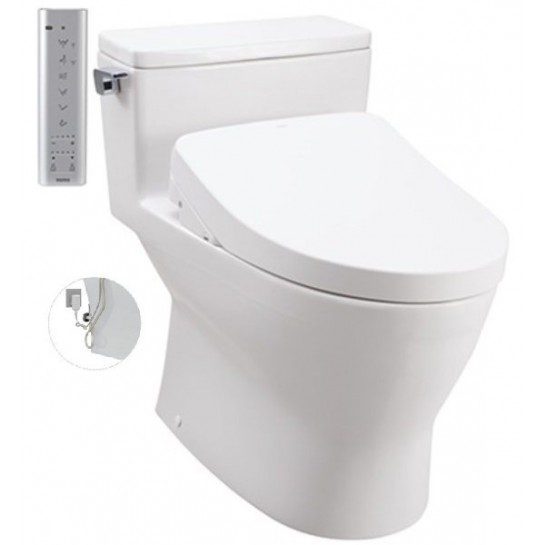 Bồn Cầu Điện Tử TOTO MS188VKW11#XW/T53P100VR Kèm Nắp Rửa Điện Tử WASHLET Dòng S7 – TCF4911Z (220V)