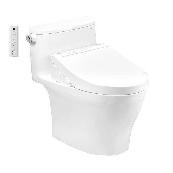 Bồn Cầu Điện Tử TOTO MS887CRW15#XW Kèm Nắp Rửa Điện Tử WASHLET Dòng C5 – TCF24460AAA (220V)