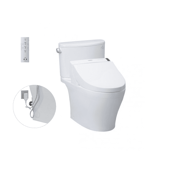 Bồn Cầu Điện Tử TOTO CS767RW6#XW Kèm Nắp Rửa Điện Tử WASHLET Dòng C5 – TCF6531Z (220V)