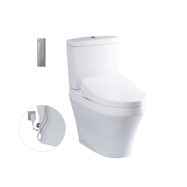 Bồn Cầu Điện Tử TOTO CS945PDW11#W Kèm Nắp Rửa Điện Tử WASHLET Dòng S7 – TCF4911Z (220V)