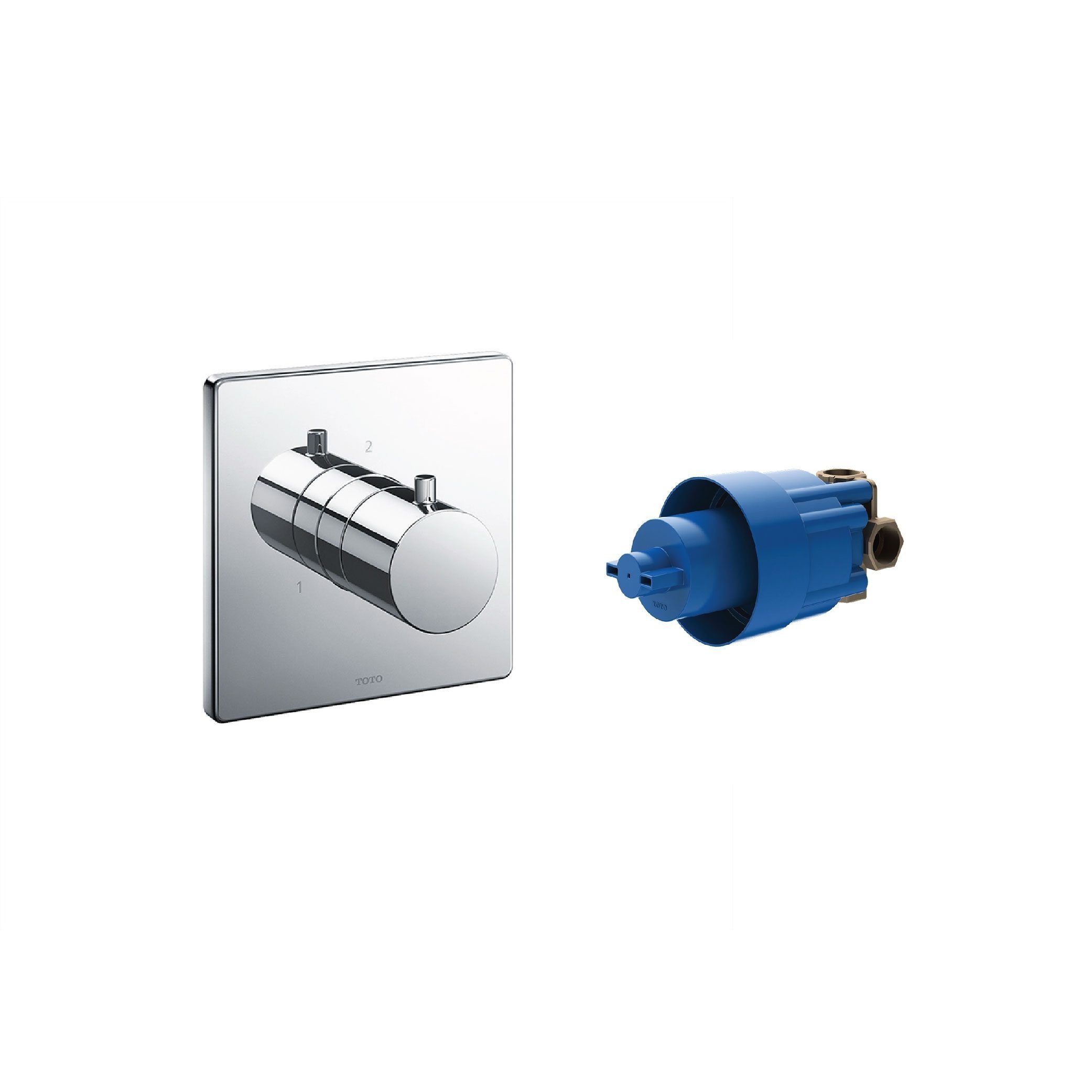 Van Điều Chỉnh Nhiệt Độ TOTO TBV02104B/TBN01103B 3 Đường Nước