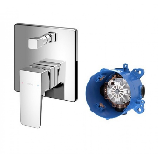 Van sen vòi TOTO TBV02406B#BFG/TBN01001B âm tường màu vàng pháp