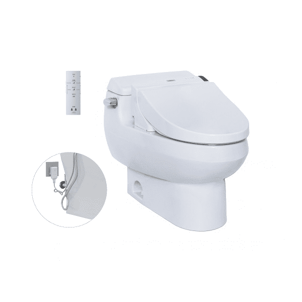 Bồn Cầu Điện Tử TOTO MS688W6#XW Kèm Nắp Rửa Điện Tử WASHLET Dòng C5 – TCF6531Z (220V)