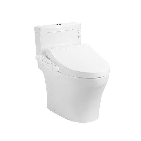 Bồn Cầu Điện Tử TOTO MS889CDRW17#XW Kèm Nắp Rửa Điện Tử WASHLET (Loại Giấu Dây) Dòng C2 – TCF23460AAA (220V)