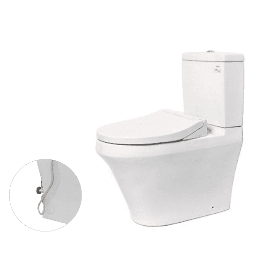 Bồn Cầu TOTO CS945DNE2#XW 2 Khối Nắp Rửa Cơ TCW07S