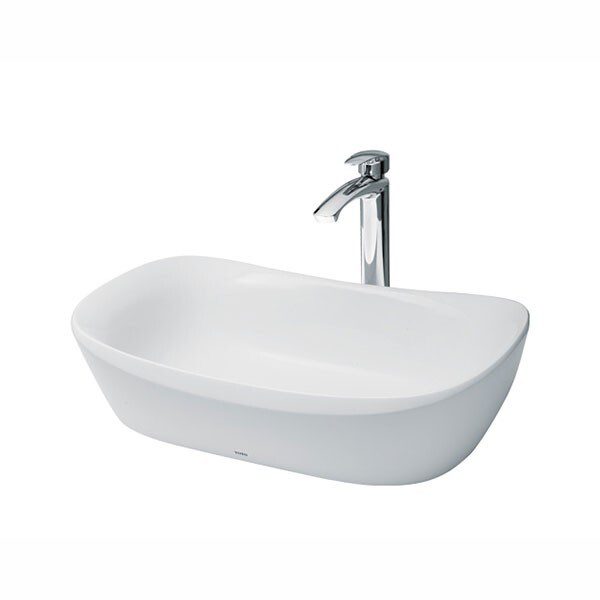 Chậu Rửa Mặt TOTO PJS07WE#GW Đặt Bàn Đá Cẩm Thạch