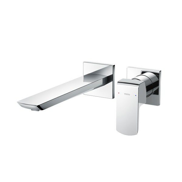 Vòi Lavabo TOTO TLG02311BB#PFG Gật Gù Nóng Lạnh Gắn Tường GR (2 Lỗ)