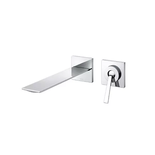 Vòi Lavabo TOTO TLP02310B#BBR Gật Gù Nóng Lạnh Gắn Tường ZL (2 Lỗ)