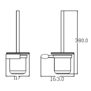 Ảnh công trình thực tế Cọ vệ sinh Cotto CT0229(HM)
