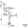 Van Xả Trực Tiếp Cotto CT458NS Dùng Cho Bồn Cầu - ảnh 2