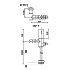 Van Xả Bồn Cầu Cotto CT4806ACNS Tự Động Dùng Pin - ảnh 2