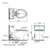 Bàn Cầu TOTO MS884T2 (C884) 1 Khối Nắp TC393VS - ảnh 2
