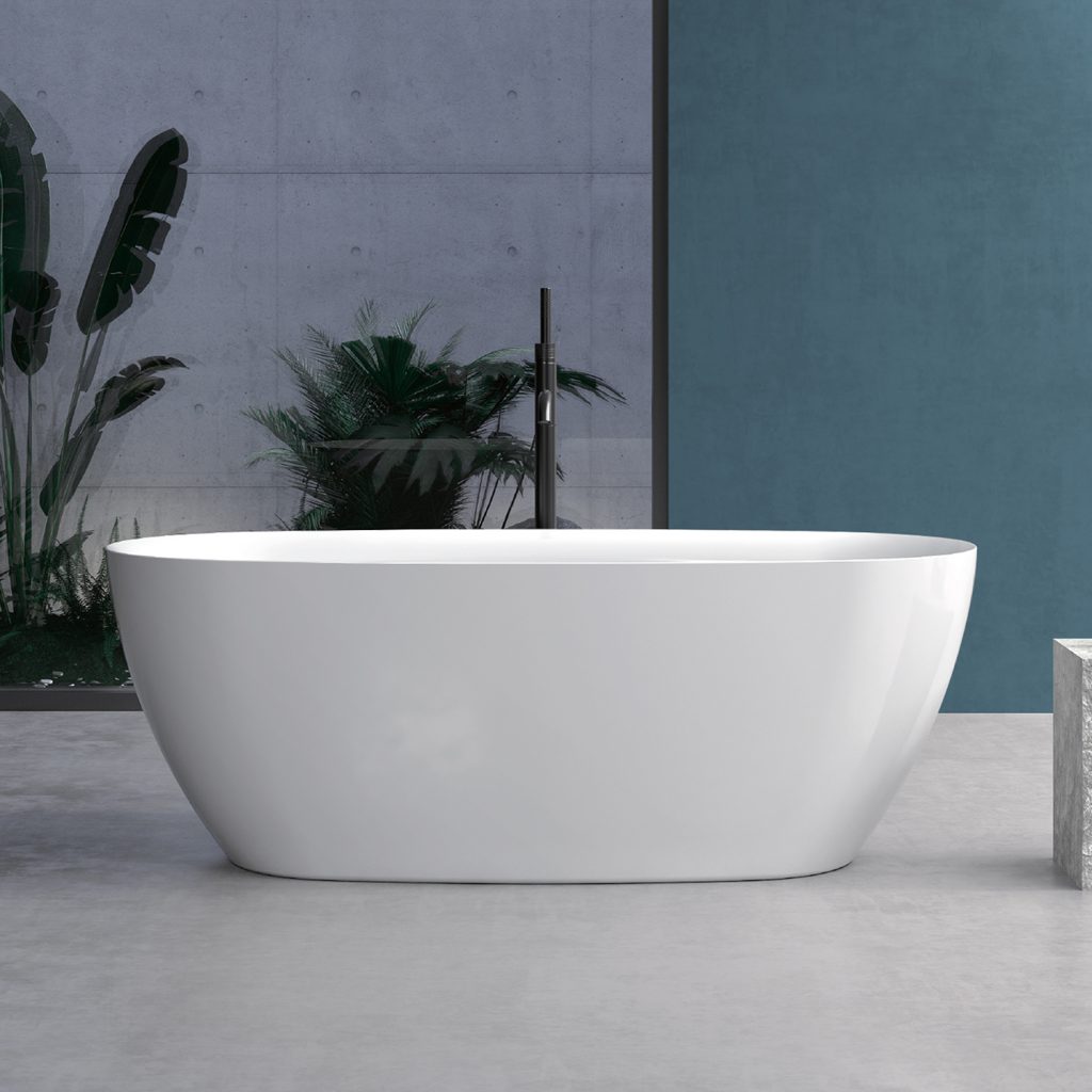 Bồn Tắm Ngâm Mowoen MW8223P-170 Đặt Sàn 1700mm Lòng Sâu