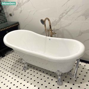 Ảnh công trình thực tế Bồn Tắm Tân Cổ Điển MOWOEN MW905-170 Đặt Sàn 1700mm