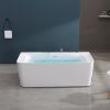 Bồn Tắm Massage Thủy Lực MOWOEN MW8217FB-160 Đặt Sàn 1600mm