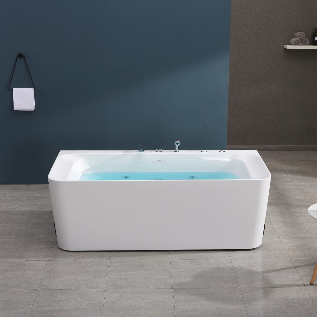 Bồn Tắm Massage Thủy Lực MOWOEN MW8217FB-160 Đặt Sàn 1600mm