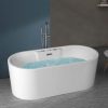 Bồn Tắm Massage MOWOEN MW8306B-170.MS Thành Thấp 1690mm - ảnh 2