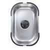 Chậu Rửa Phụ Inox KLUGER KSWB-408FS 380mm Bề Mặt LINEN