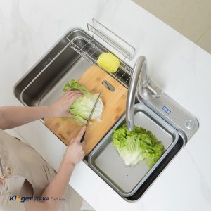 Ảnh công trình thực tế Chậu Rửa Chén KLUGER KF7848FS-DO Plus 1 Hố 780mm Inox 304
