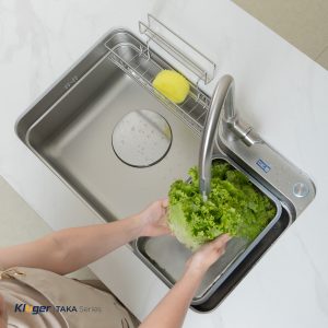 Ảnh công trình thực tế Chậu Rửa Chén KLUGER KF7848FS-DO Plus 1 Hố 780mm Inox 304