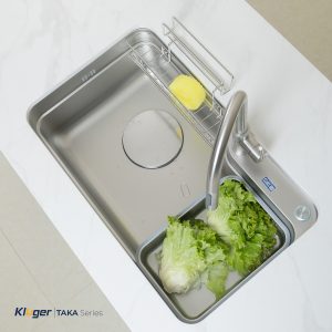 Ảnh công trình thực tế Chậu Rửa Chén KLUGER KF7848FS-DO Plus 1 Hố 780mm Inox 304