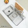 Chậu Rửa Bát Kluger KF8248FS Plus 1 Hố Inox 304 Dày 1.2mm - ảnh 6