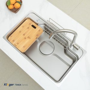 Ảnh công trình thực tế Chậu Rửa Bát Kluger KF8248FS Plus 1 Hố Inox 304 Dày 1.2mm