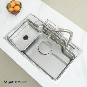 Ảnh công trình thực tế Chậu Rửa Bát Kluger KF8248FS Plus 1 Hố Inox 304 Dày 1.2mm