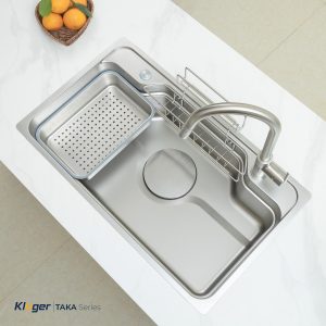 Ảnh công trình thực tế Chậu Rửa Bát Kluger KF8248FS Plus 1 Hố Inox 304 Dày 1.2mm