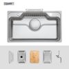 Chậu Rửa Bát Kluger KF8248FS Plus 1 Hố Inox 304 Dày 1.2mm - ảnh 2